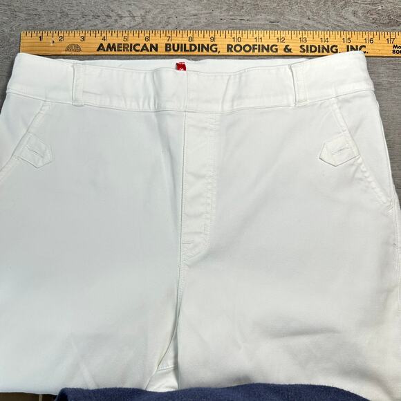 SPANX Stretch Twill Cropped Pant White Size XL Tall - Picture 11 of 15